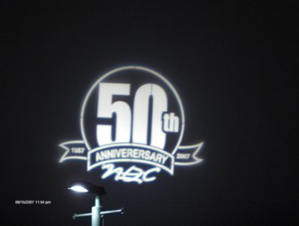 50th sign